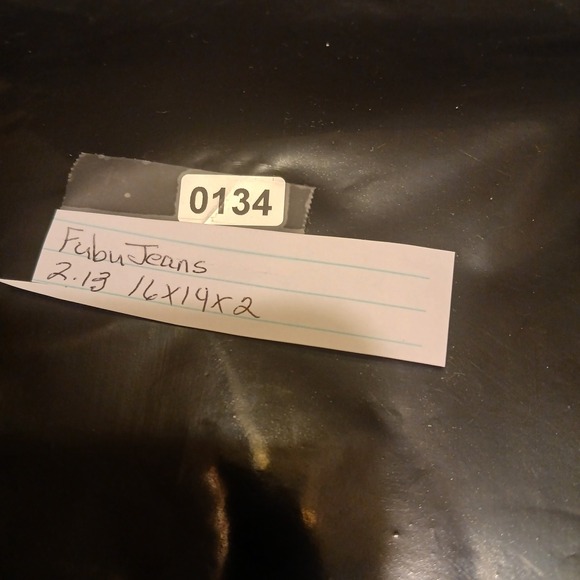 FubuThe Collection Men's Jeans40x34Cargo Pocket HammerLoop HipHop Baggy Wide Leg - Picture 12 of 16